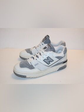 New Balance 550 Men’s Shoes Size 8.5 White/ Grey